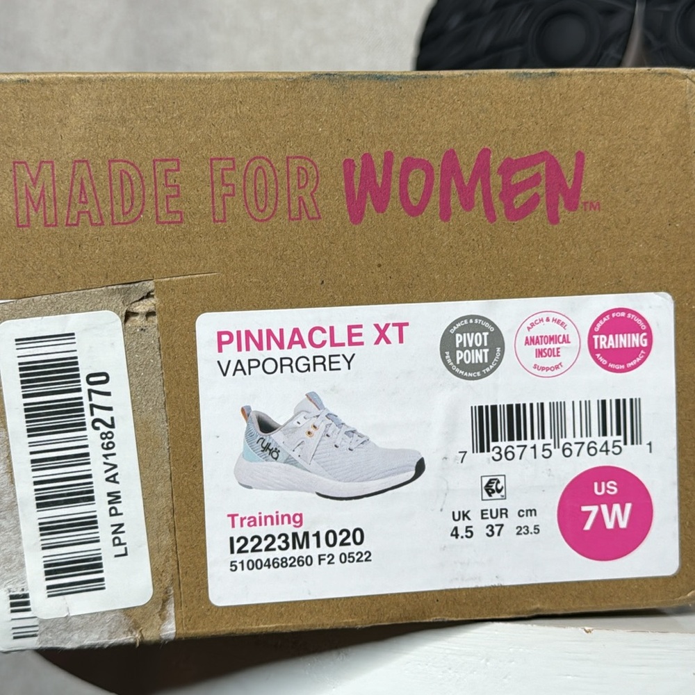 RYKA PINNACLE XT WOMENS TRAINING RUNNING ATHLETIC SNEAKERS IN VAPOR GREY *NIB* - Picture 15 of 16